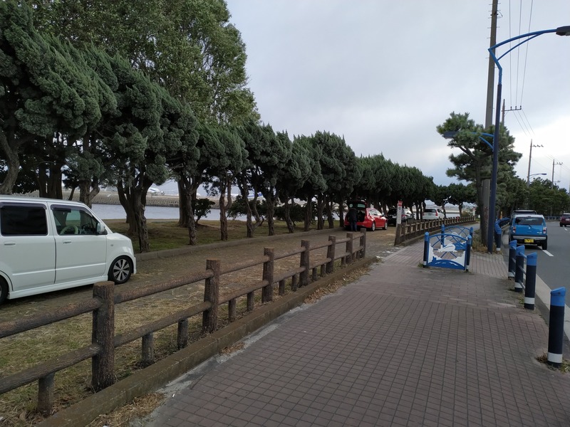 京浜島つばさ公園の駐車場